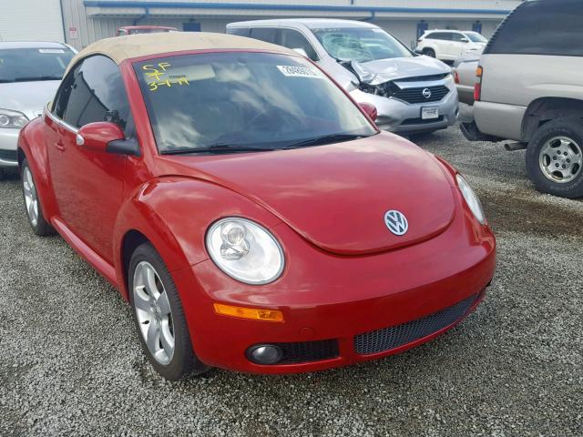 3VWSF31Y66M331973 - 2006 VOLKSWAGEN NEW BEETLE RED photo 1