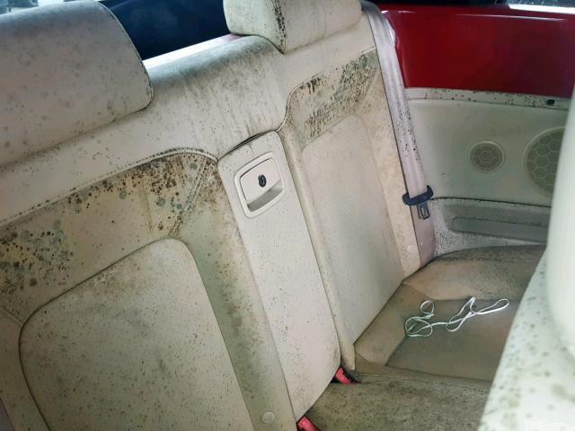 3VWSF31Y66M331973 - 2006 VOLKSWAGEN NEW BEETLE წითელი ფოტო 6