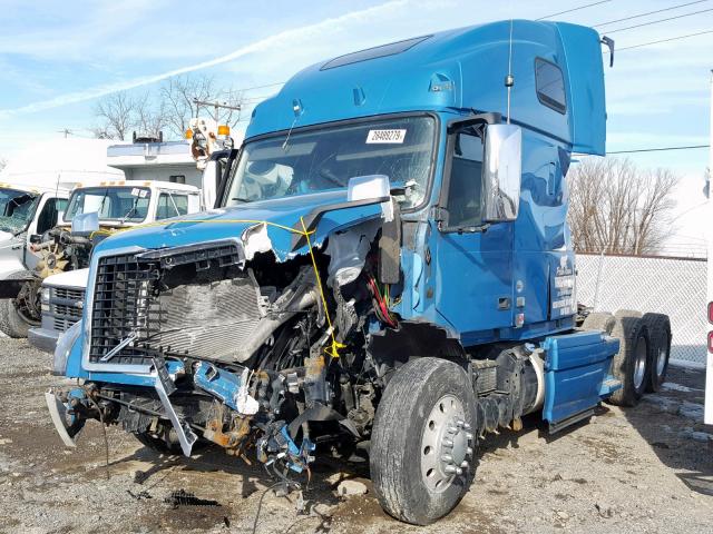 4V4NC9EH2GN939474 - 2016 VOLVO VN VNL BLUE photo 2