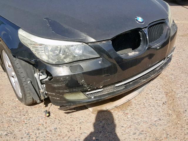 WBANV93588CZ62945 - 2008 BMW 535 XI BLACK photo 9