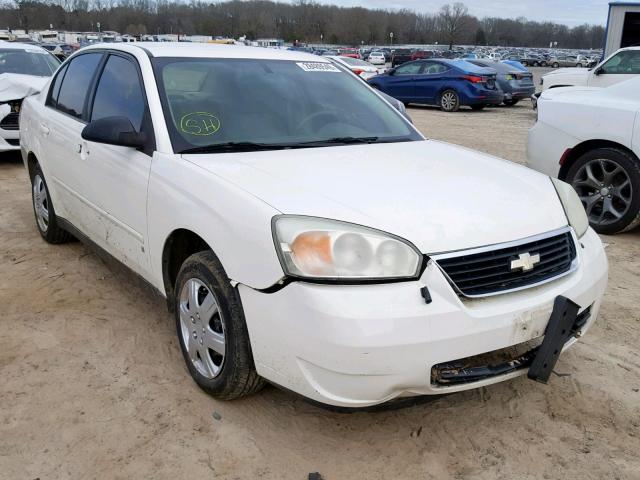 1G1ZS58F97F182885 - 2007 CHEVROLET MALIBU LS WHITE photo 1