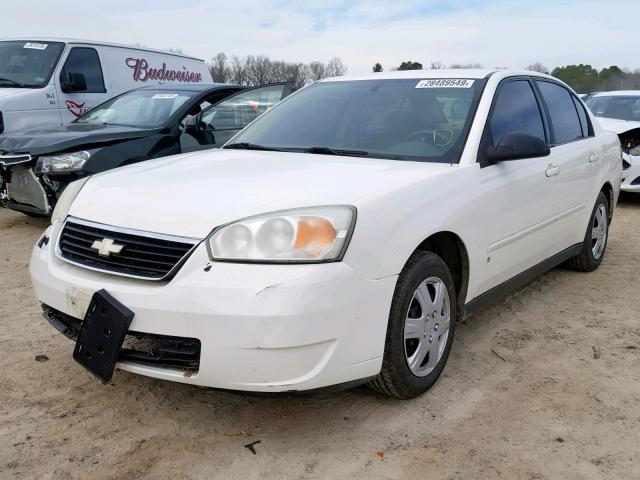 1G1ZS58F97F182885 - 2007 CHEVROLET MALIBU LS WHITE photo 2