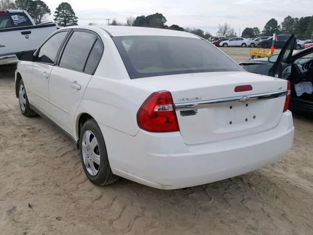 1G1ZS58F97F182885 - 2007 CHEVROLET MALIBU LS WHITE photo 3