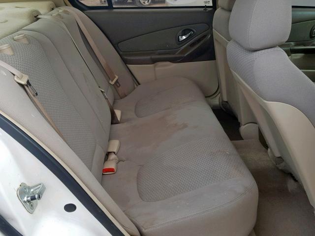 1G1ZS58F97F182885 - 2007 CHEVROLET MALIBU LS WHITE photo 6