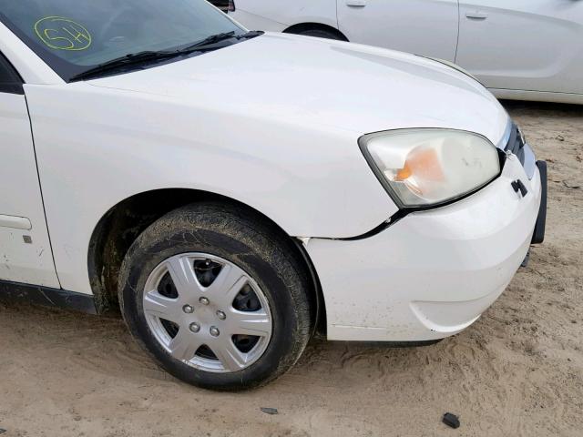 1G1ZS58F97F182885 - 2007 CHEVROLET MALIBU LS WHITE photo 9