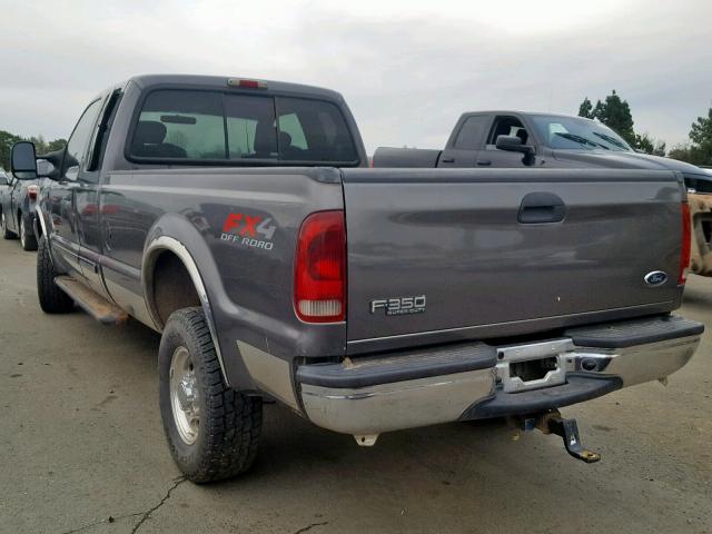 1FTSX31F33EA29296 - 2003 FORD F350 SRW S GRAY photo 3