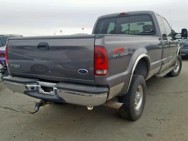 1FTSX31F33EA29296 - 2003 FORD F350 SRW S GRAY photo 4