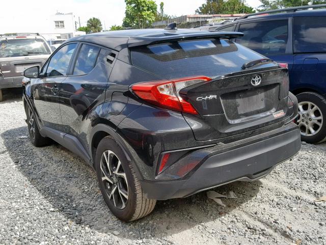 NMTKHMBX7JR013683 - 2018 TOYOTA C-HR XLE BLACK photo 3