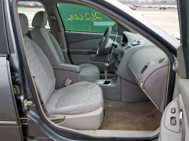 1G1ZT52845F264060 - 2005 CHEVROLET MALIBU LS GRAY photo 5