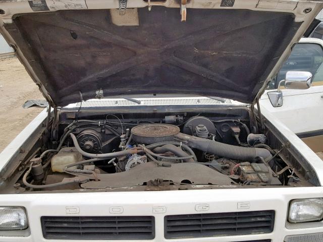 3B4GM17Z8PM119982 - 1993 DODGE RAMCHARGER WHITE photo 7