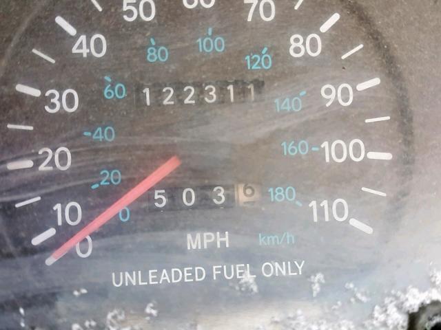 1Y1SK5365RZ077032 - 1994 GEO PRIZM BASE ნაცრისფერი ფოტო 8