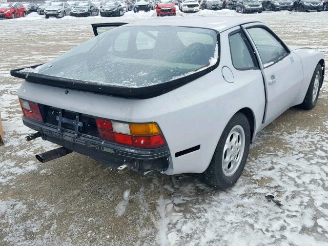 WP0AB0940HN477188 - 1987 PORSCHE 944 GRAY photo 4