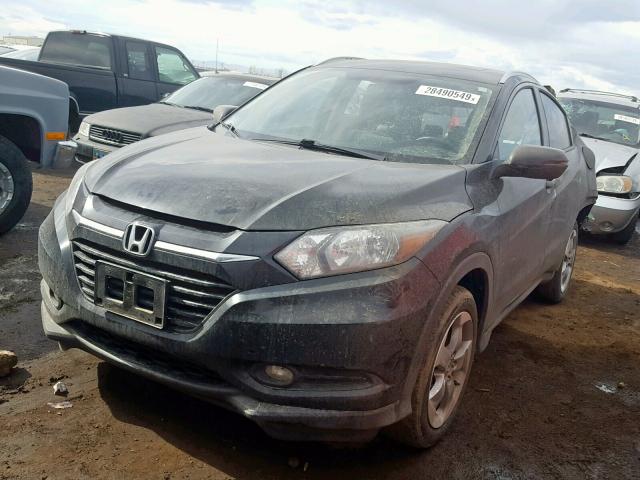 3CZRU6H76GM701708 - 2016 HONDA HR-V EXL BLACK photo 2