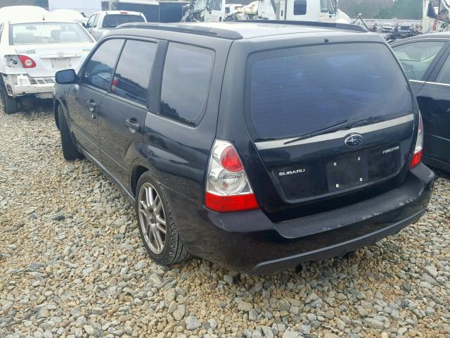 JF1SG63606H702696 - 2006 SUBARU FORESTER 2 BLACK photo 3