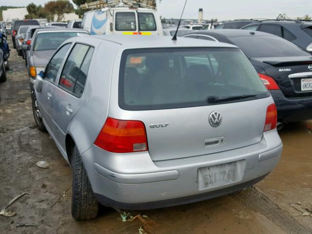 9BWFK61J134062590 - 2003 VOLKSWAGEN GOLF GL SILVER photo 3