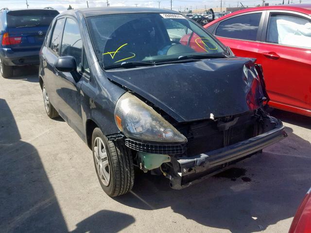 JHMGD38478S071870 - 2008 HONDA FIT BLACK photo 1