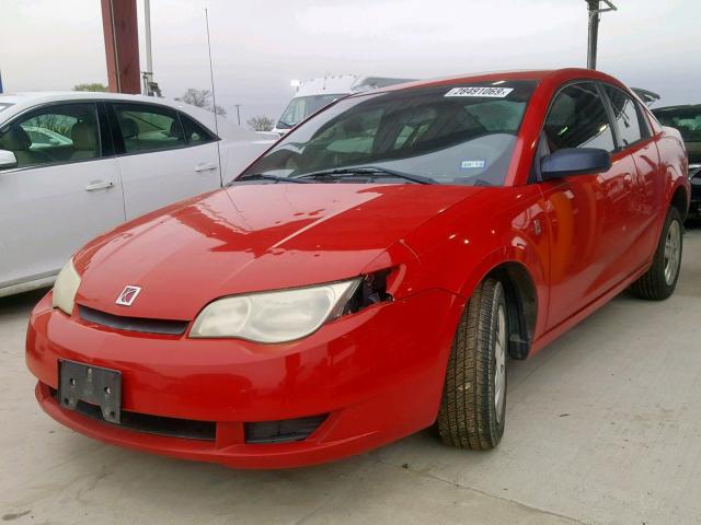 1G8AN15F77Z120497 - 2007 SATURN ION LEVEL RED photo 2