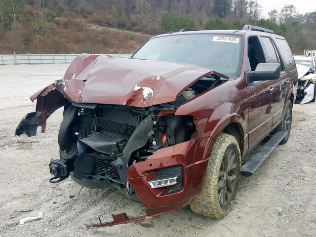 1FMJU2AT5HEA32529 - 2017 FORD EXPEDITION BROWN photo 2