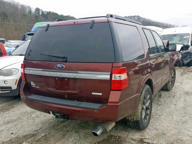 1FMJU2AT5HEA32529 - 2017 FORD EXPEDITION BROWN photo 4