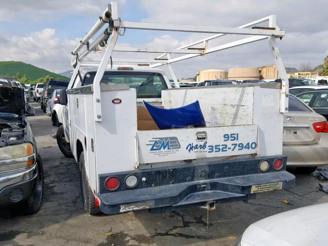 1FDWF34588EA70825 - 2008 FORD F350 SRW S WHITE photo 3