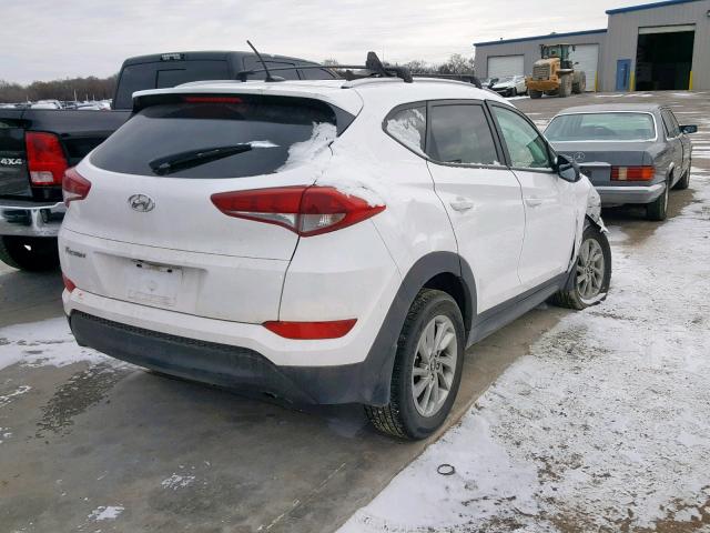 KM8J33A43GU161231 - 2016 HYUNDAI TUCSON LIM WHITE photo 4