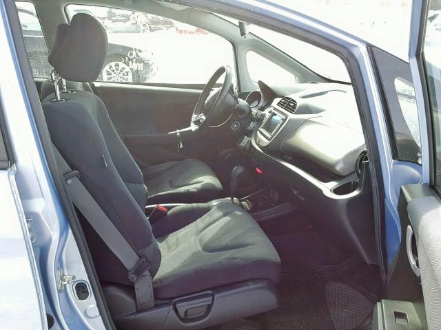 JHMGE88679S067069 - 2009 HONDA FIT SPORT BLUE photo 5