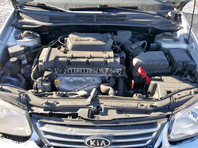 KNAFE121985574096 - 2008 KIA SPECTRA EX BLUE photo 7