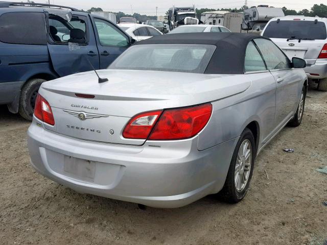 1C3LC55D19N515638 - 2009 CHRYSLER SEBRING TO SILVER photo 4