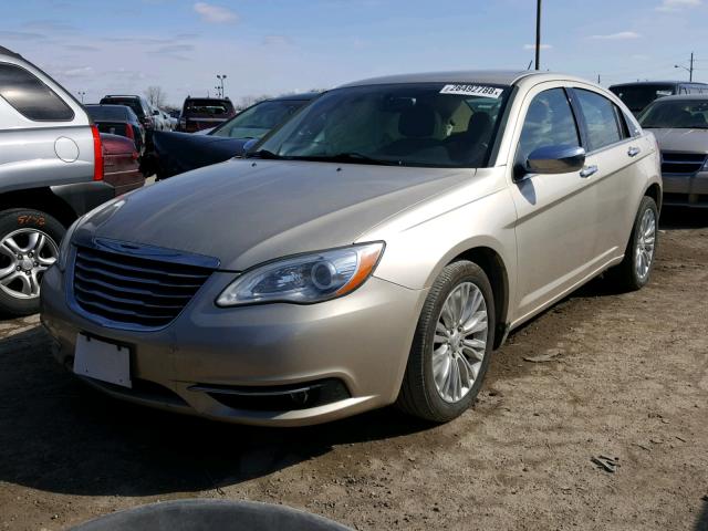 1C3CCBCGXDN706270 - 2013 CHRYSLER 200 LIMITE TAN photo 2