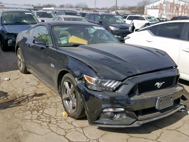 1FA6P8CF6F5305606 - 2015 FORD MUSTANG GT BLACK photo 1