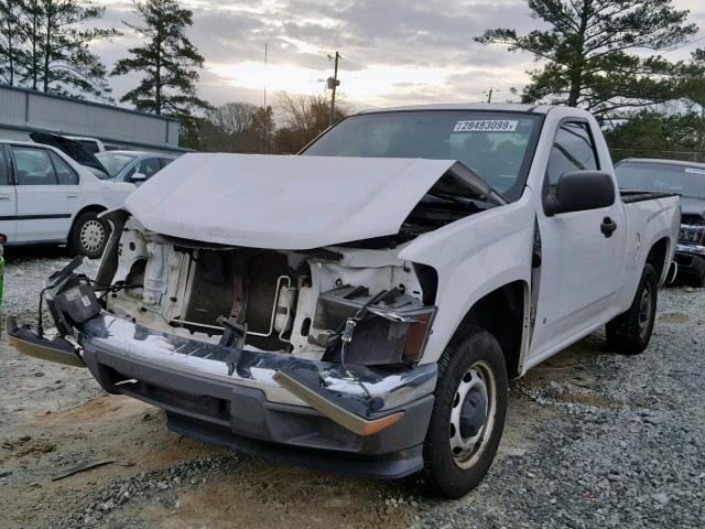 1GCCS149078234981 - 2007 CHEVROLET COLORADO WHITE photo 2