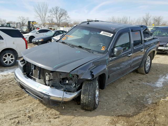 1GTH6PFE6C8149757 - 2012 GMC CANYON SLE GRAY photo 2