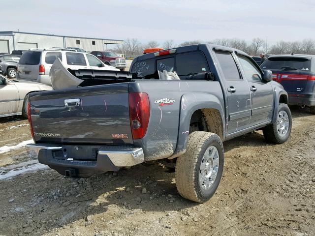 1GTH6PFE6C8149757 - 2012 GMC CANYON SLE GRAY photo 4