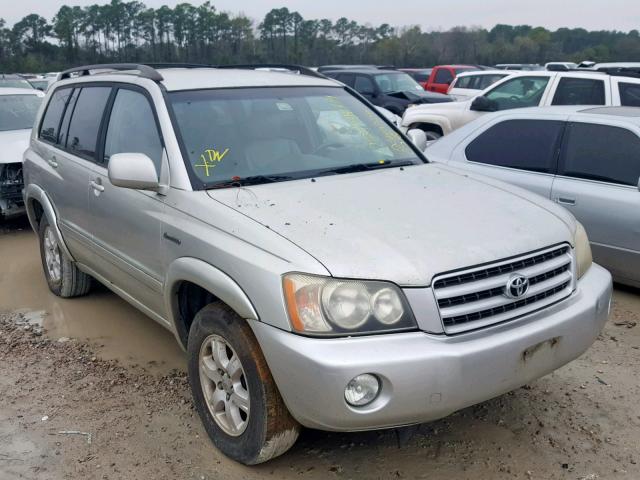 JTEGF21A830110746 - 2003 TOYOTA HIGHLANDER SILVER photo 1