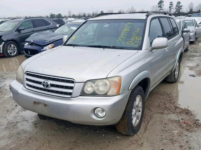 JTEGF21A830110746 - 2003 TOYOTA HIGHLANDER SILVER photo 2