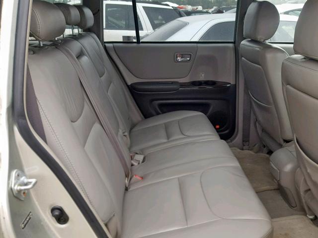 JTEGF21A830110746 - 2003 TOYOTA HIGHLANDER SILVER photo 6