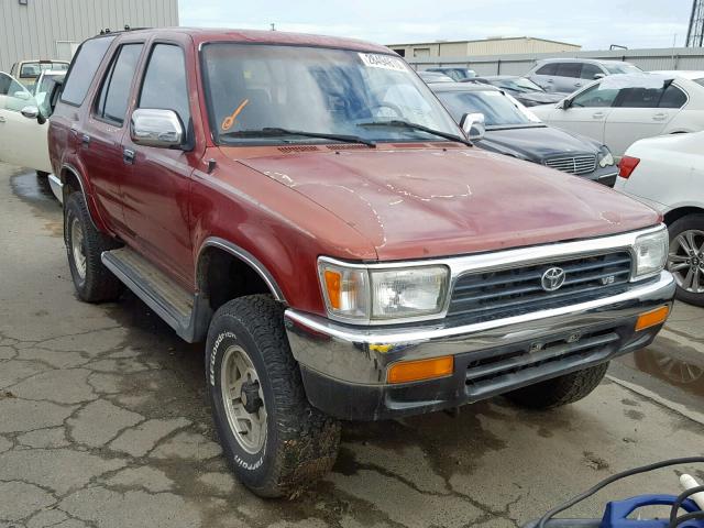 JT3VN39W9P0126632 - 1993 TOYOTA 4RUNNER VN BURGUNDY photo 1