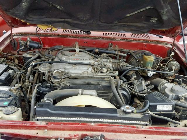 JT3VN39W9P0126632 - 1993 TOYOTA 4RUNNER VN BURGUNDY photo 7