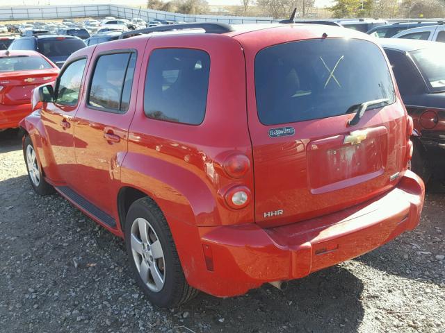3GNBAAFW8BS588112 - 2011 CHEVROLET HHR LS Rojo foto 3