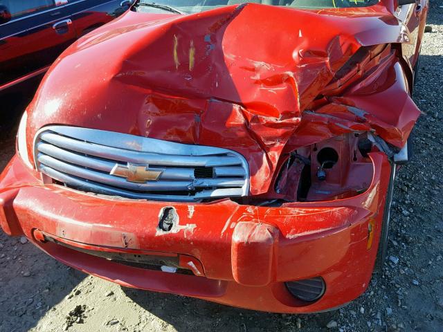 3GNBAAFW8BS588112 - 2011 CHEVROLET HHR LS Rojo foto 9