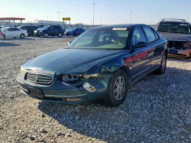 2G4WB55K1Y1123104 - 2000 BUICK REGAL LS GREEN photo 2