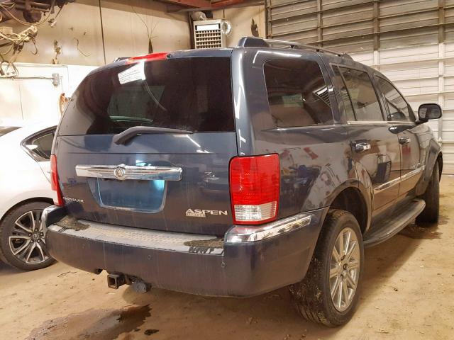 1A8HW58TX9F719370 - 2009 CHRYSLER ASPEN LIMI BLUE photo 4