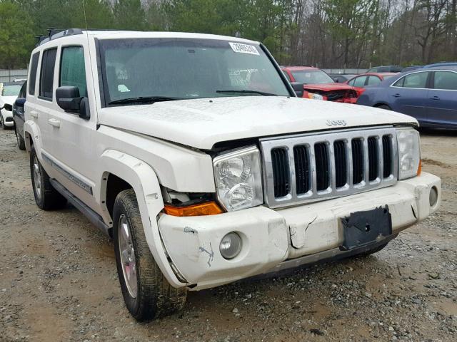 1J8HH58N86C355068 - 2006 JEEP COMMANDER WHITE photo 1