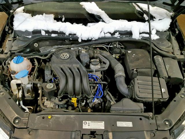 3VW2K7AJ2EM352551 - 2014 VOLKSWAGEN JETTA BASE BLACK photo 7