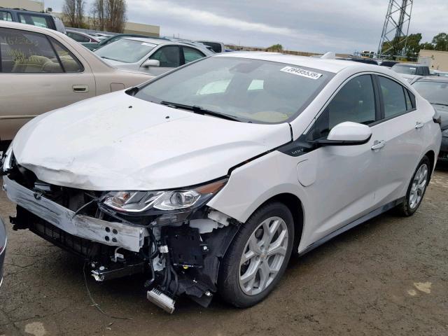 1G1RD6S56JU136367 - 2018 CHEVROLET VOLT PREMI WHITE photo 2