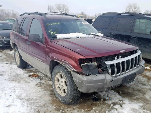 1J4GW58S5XC689178 - 1999 JEEP GRAND CHER MAROON photo 1