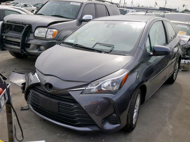 VNKJTUD31JA092472 - 2018 TOYOTA YARIS L BLACK photo 2