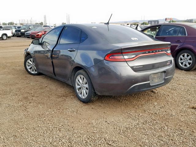 1C3CDFBB3ED851653 - 2014 DODGE DART SXT CHARCOAL photo 3