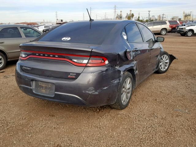 1C3CDFBB3ED851653 - 2014 DODGE DART SXT CHARCOAL photo 4