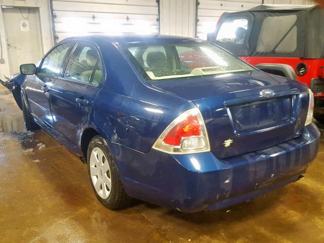 3FAHP06Z07R122717 - 2007 FORD FUSION S BLUE photo 3